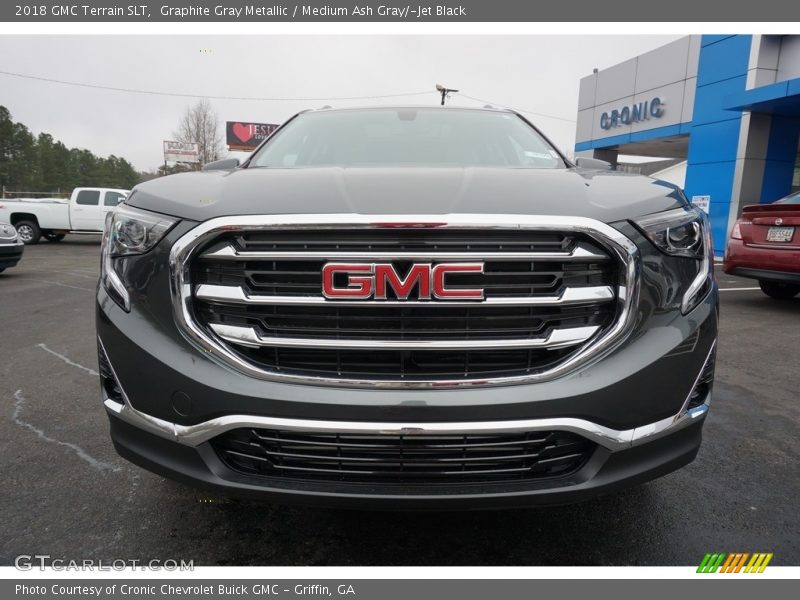Graphite Gray Metallic / Medium Ash Gray/­Jet Black 2018 GMC Terrain SLT