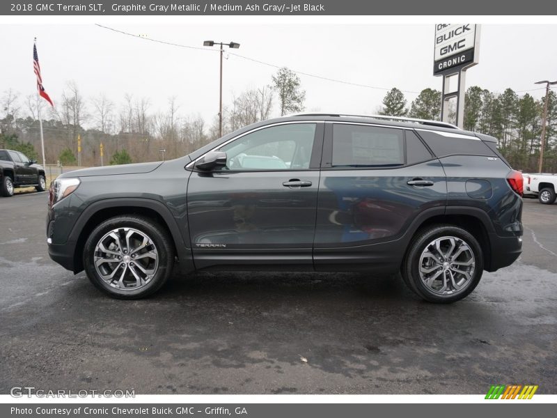 Graphite Gray Metallic / Medium Ash Gray/­Jet Black 2018 GMC Terrain SLT
