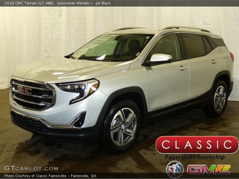 Quicksilver Metallic / ­Jet Black 2018 GMC Terrain SLT AWD