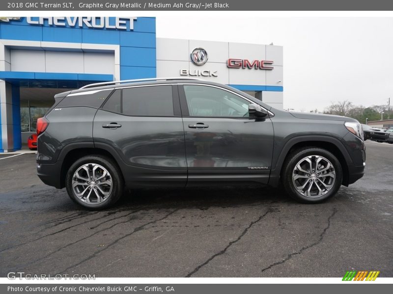 Graphite Gray Metallic / Medium Ash Gray/­Jet Black 2018 GMC Terrain SLT