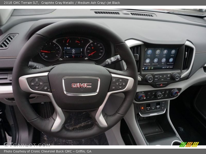 Graphite Gray Metallic / Medium Ash Gray/­Jet Black 2018 GMC Terrain SLT