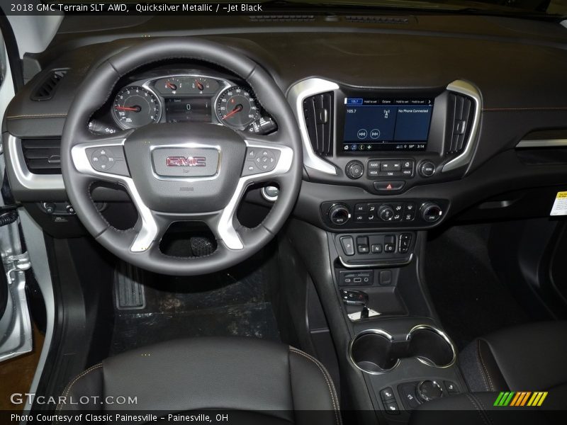 Quicksilver Metallic / ­Jet Black 2018 GMC Terrain SLT AWD