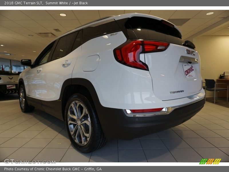 Summit White / ­Jet Black 2018 GMC Terrain SLT