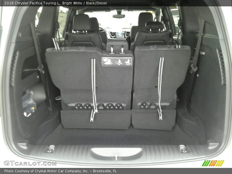 Bright White / Black/Diesel 2018 Chrysler Pacifica Touring L