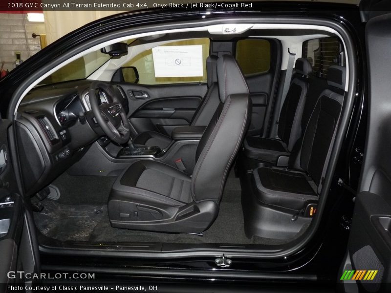 Onyx Black / Jet Black/­Cobalt Red 2018 GMC Canyon All Terrain Extended Cab 4x4