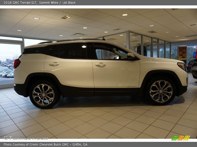 Summit White / ­Jet Black 2018 GMC Terrain SLT