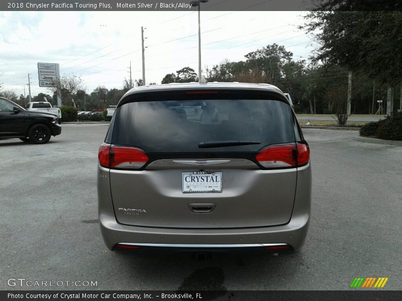 Molten Silver / Black/Alloy 2018 Chrysler Pacifica Touring Plus