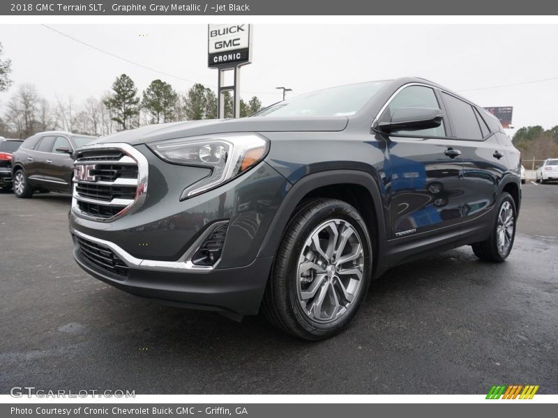 Graphite Gray Metallic / ­Jet Black 2018 GMC Terrain SLT