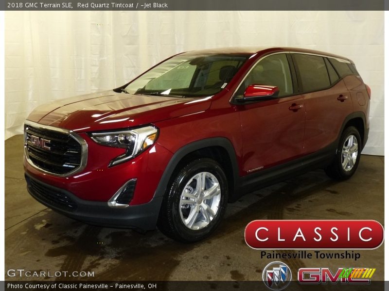 Red Quartz Tintcoat / ­Jet Black 2018 GMC Terrain SLE