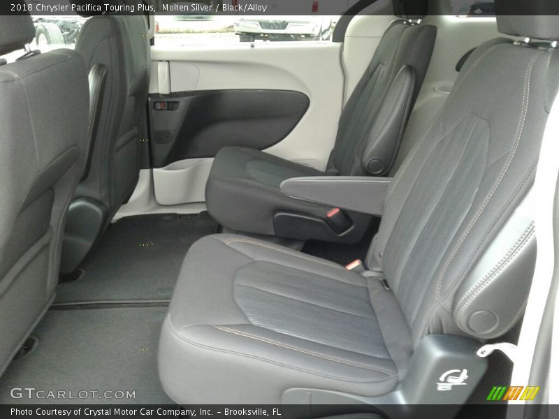 Molten Silver / Black/Alloy 2018 Chrysler Pacifica Touring Plus