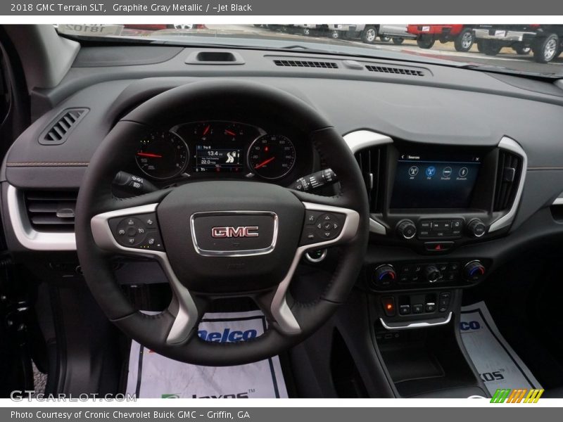 Graphite Gray Metallic / ­Jet Black 2018 GMC Terrain SLT