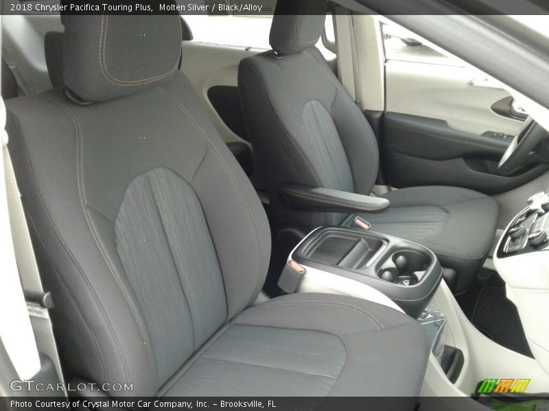 Molten Silver / Black/Alloy 2018 Chrysler Pacifica Touring Plus