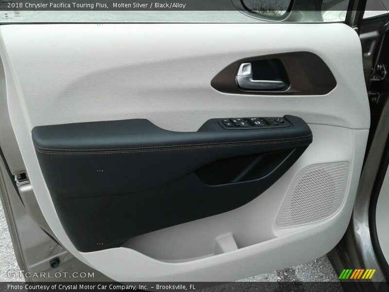 Molten Silver / Black/Alloy 2018 Chrysler Pacifica Touring Plus