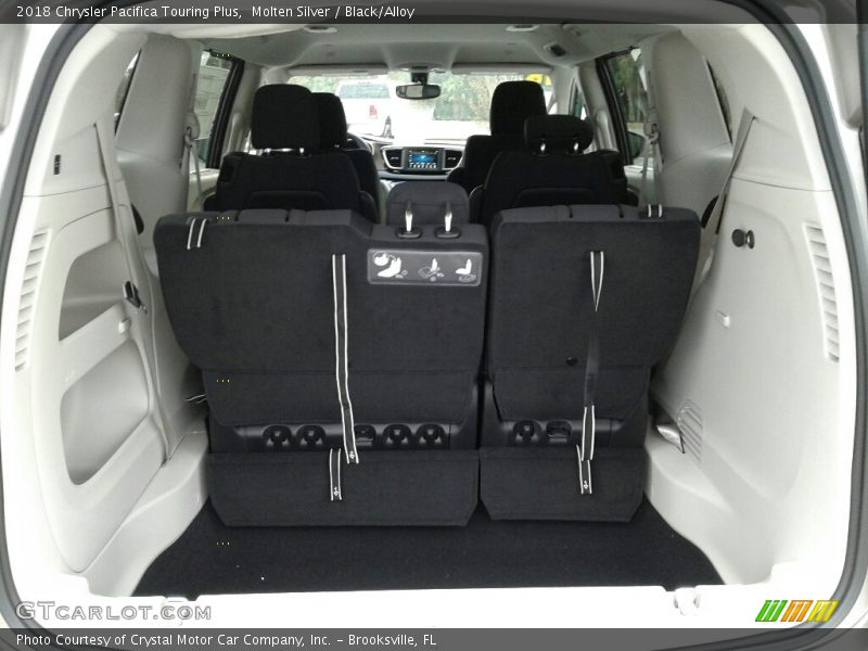 Molten Silver / Black/Alloy 2018 Chrysler Pacifica Touring Plus