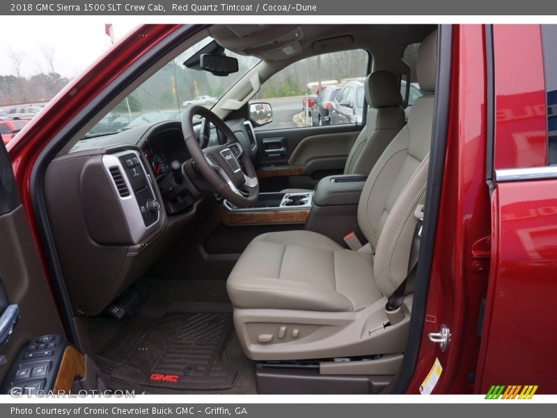 Red Quartz Tintcoat / Cocoa/­Dune 2018 GMC Sierra 1500 SLT Crew Cab