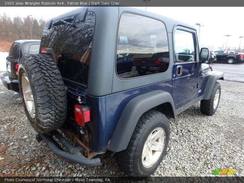 Patriot Blue / Dark Slate Gray 2003 Jeep Wrangler Rubicon 4x4