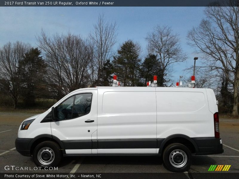Oxford White / Pewter 2017 Ford Transit Van 250 LR Regular