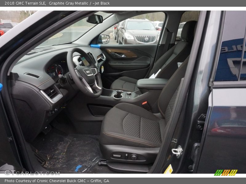 Graphite Gray Metallic / ­Jet Black 2018 GMC Terrain SLE