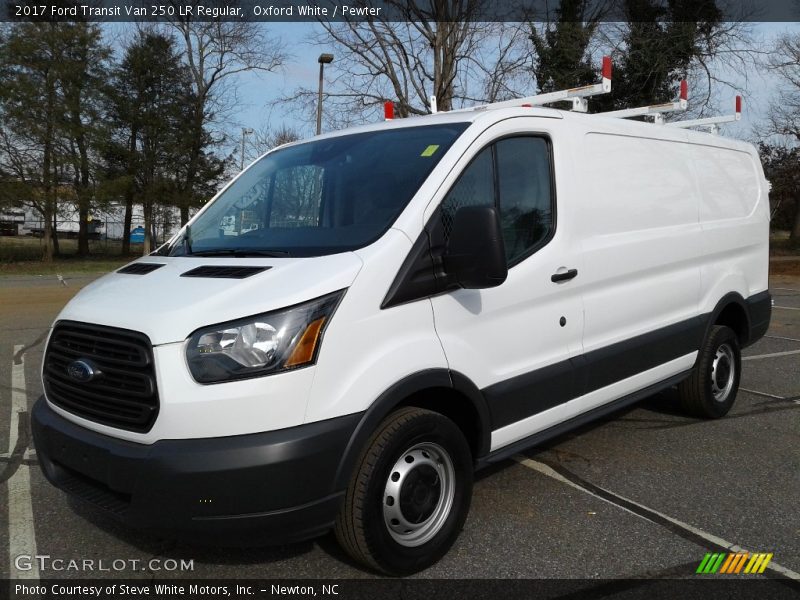 Oxford White / Pewter 2017 Ford Transit Van 250 LR Regular