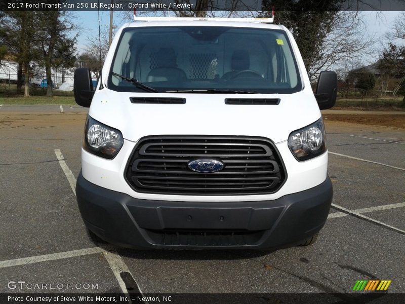 Oxford White / Pewter 2017 Ford Transit Van 250 LR Regular