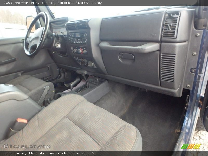 Patriot Blue / Dark Slate Gray 2003 Jeep Wrangler Rubicon 4x4
