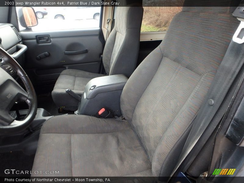 Patriot Blue / Dark Slate Gray 2003 Jeep Wrangler Rubicon 4x4