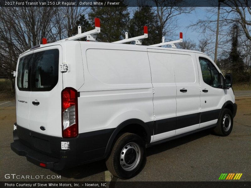 Oxford White / Pewter 2017 Ford Transit Van 250 LR Regular