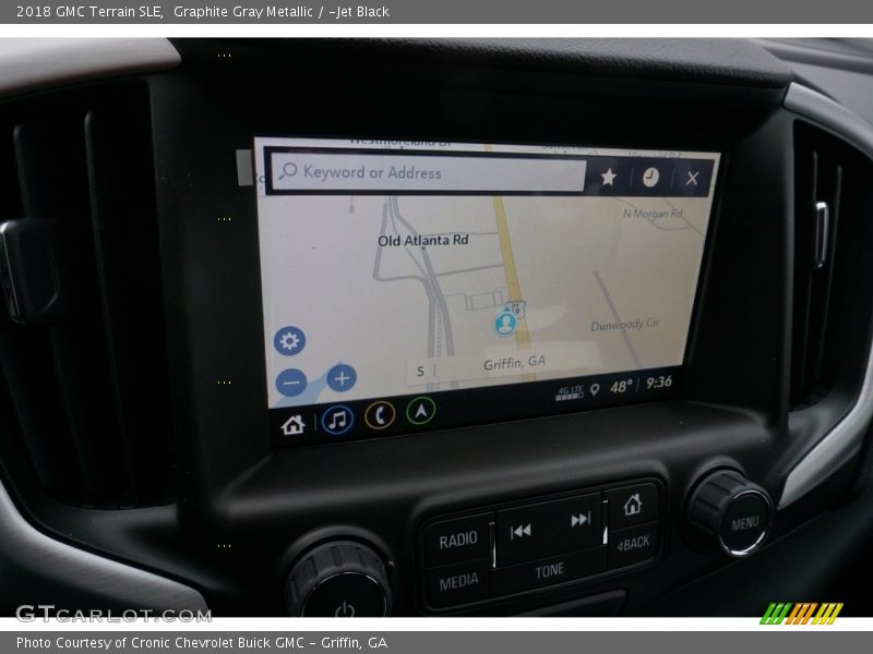 Graphite Gray Metallic / ­Jet Black 2018 GMC Terrain SLE