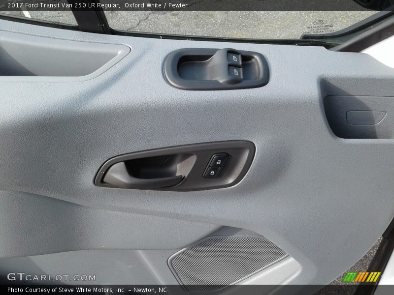 Oxford White / Pewter 2017 Ford Transit Van 250 LR Regular