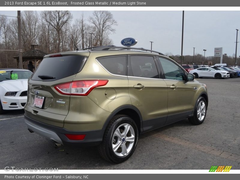 Frosted Glass Metallic / Medium Light Stone 2013 Ford Escape SE 1.6L EcoBoost
