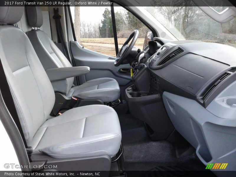 Oxford White / Pewter 2017 Ford Transit Van 250 LR Regular