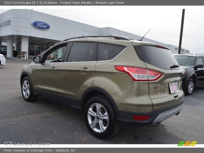 Frosted Glass Metallic / Medium Light Stone 2013 Ford Escape SE 1.6L EcoBoost