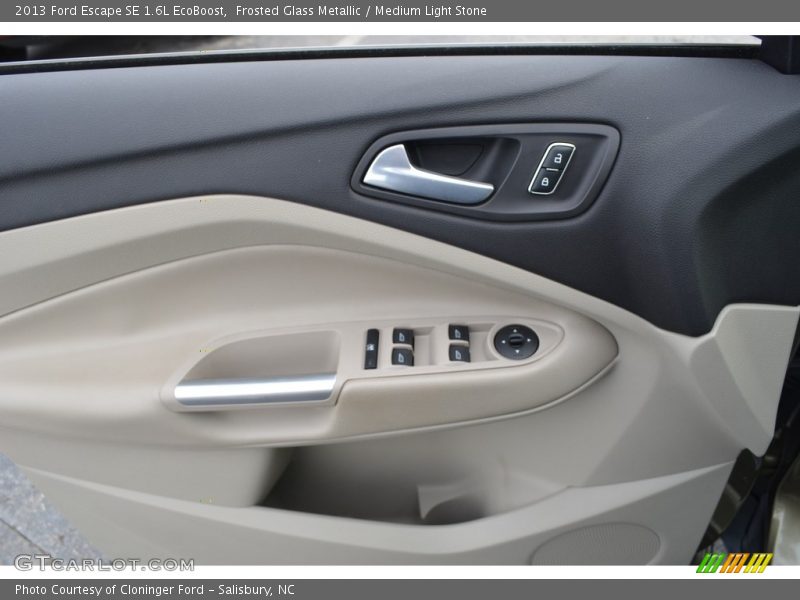 Frosted Glass Metallic / Medium Light Stone 2013 Ford Escape SE 1.6L EcoBoost