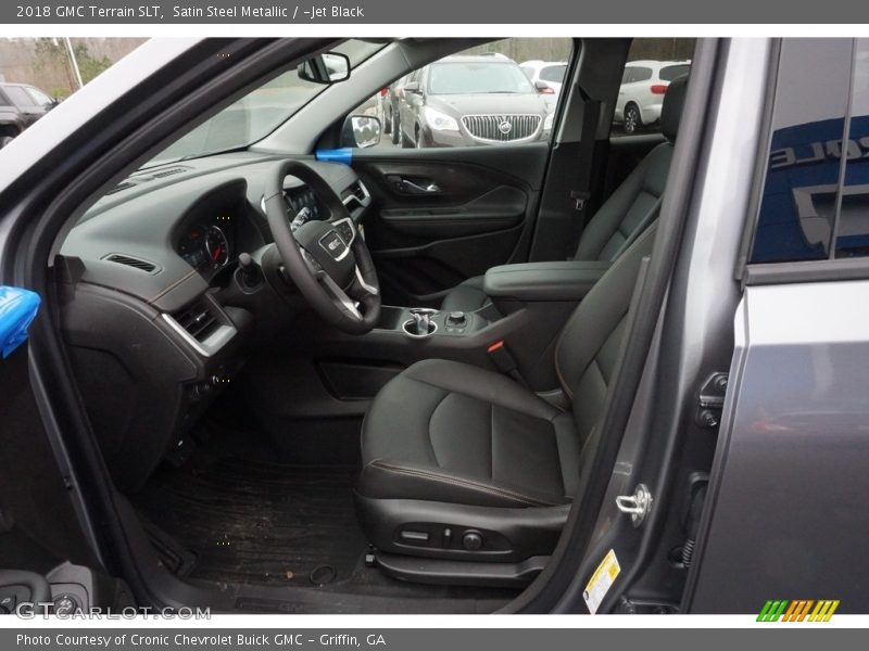 Satin Steel Metallic / ­Jet Black 2018 GMC Terrain SLT