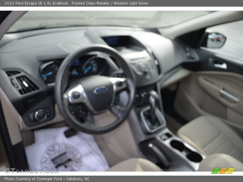 Frosted Glass Metallic / Medium Light Stone 2013 Ford Escape SE 1.6L EcoBoost