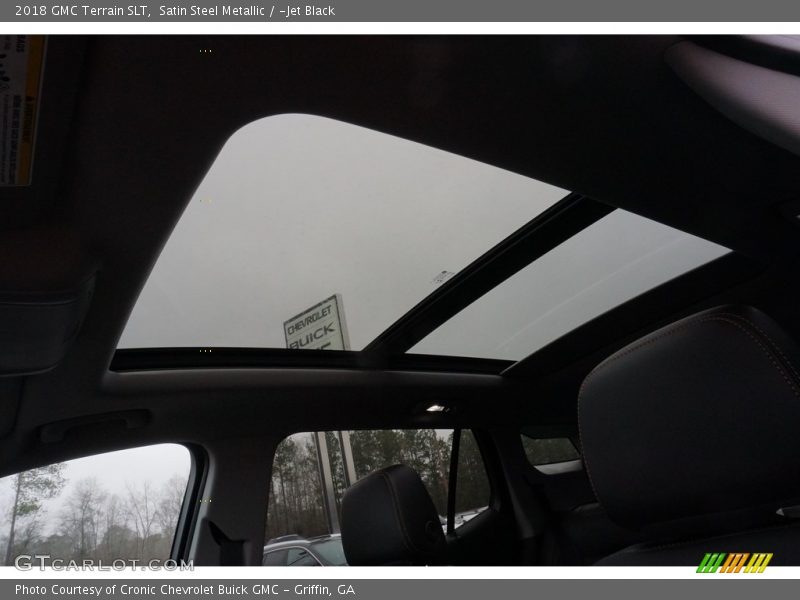 Satin Steel Metallic / ­Jet Black 2018 GMC Terrain SLT
