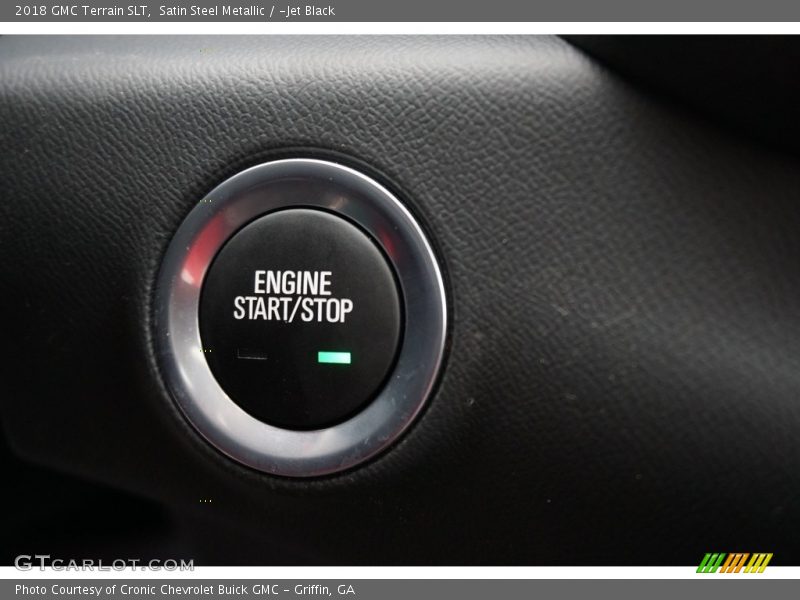 Satin Steel Metallic / ­Jet Black 2018 GMC Terrain SLT