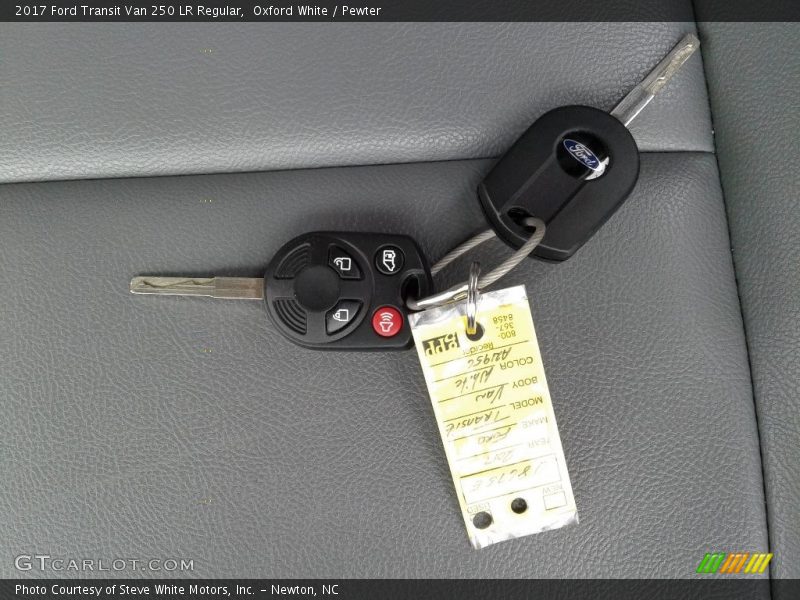 Oxford White / Pewter 2017 Ford Transit Van 250 LR Regular