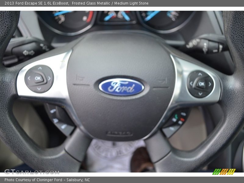 Frosted Glass Metallic / Medium Light Stone 2013 Ford Escape SE 1.6L EcoBoost