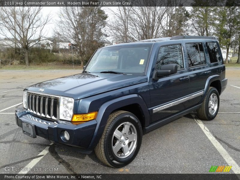 Modern Blue Pearl / Dark Slate Gray 2010 Jeep Commander Sport 4x4