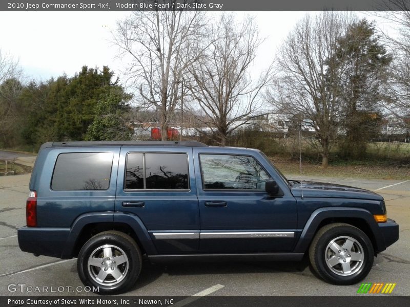 Modern Blue Pearl / Dark Slate Gray 2010 Jeep Commander Sport 4x4