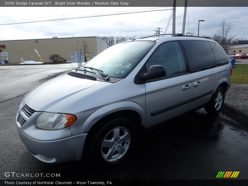 Bright Silver Metallic / Medium Slate Gray 2006 Dodge Caravan SXT