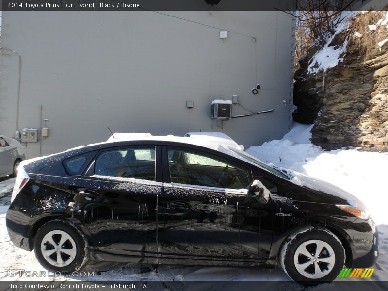 Black / Bisque 2014 Toyota Prius Four Hybrid