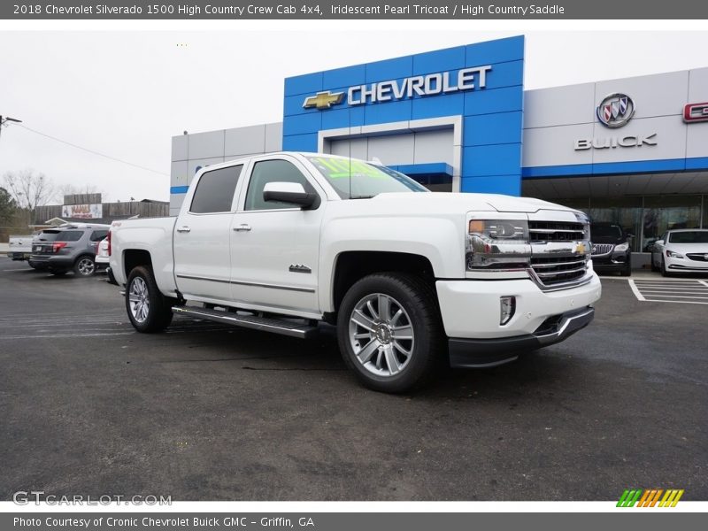 Iridescent Pearl Tricoat / High Country Saddle 2018 Chevrolet Silverado 1500 High Country Crew Cab 4x4