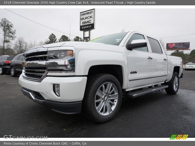 Iridescent Pearl Tricoat / High Country Saddle 2018 Chevrolet Silverado 1500 High Country Crew Cab 4x4