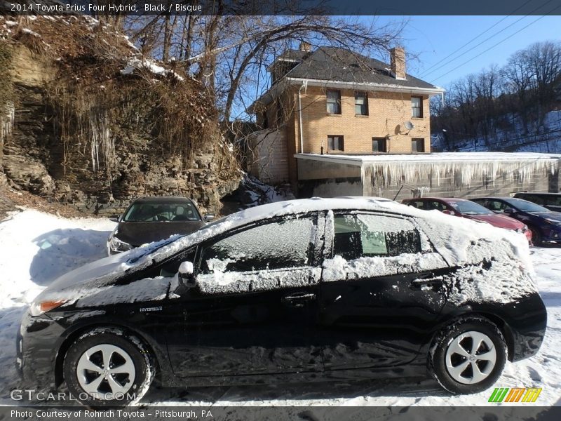 Black / Bisque 2014 Toyota Prius Four Hybrid