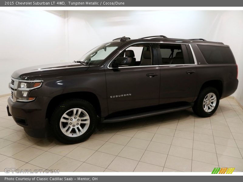 Tungsten Metallic / Cocoa/Dune 2015 Chevrolet Suburban LT 4WD