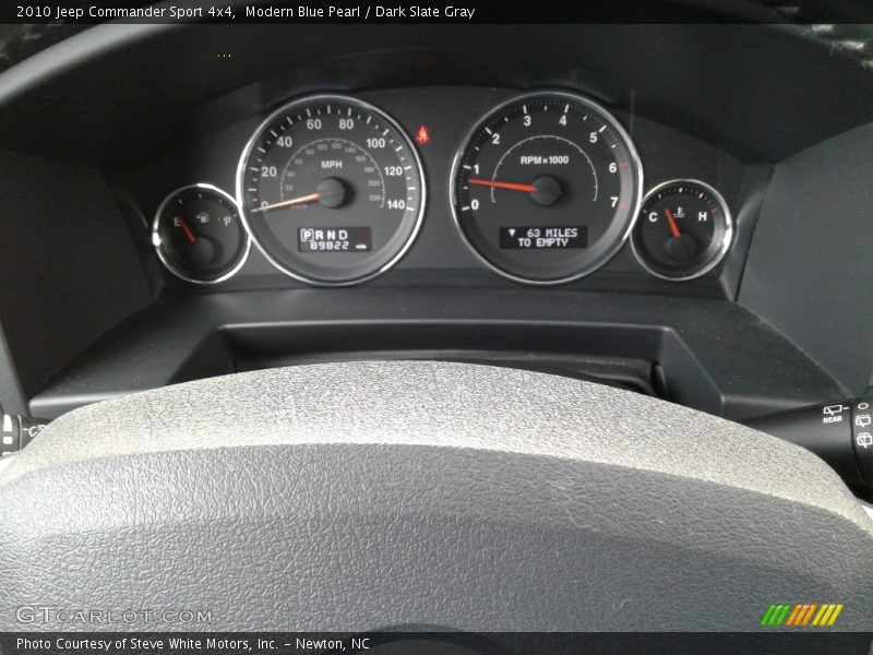 Modern Blue Pearl / Dark Slate Gray 2010 Jeep Commander Sport 4x4