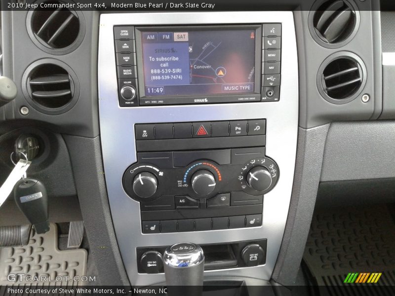Modern Blue Pearl / Dark Slate Gray 2010 Jeep Commander Sport 4x4