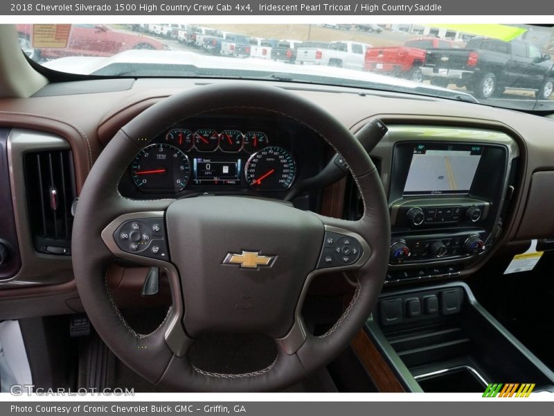 Iridescent Pearl Tricoat / High Country Saddle 2018 Chevrolet Silverado 1500 High Country Crew Cab 4x4